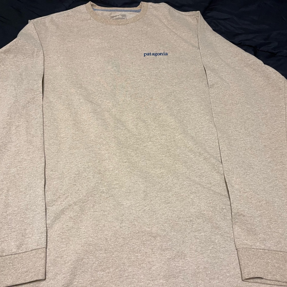 Patagonia Beige Long Sleeve Shirt